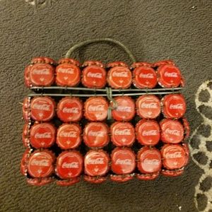 Handmade Coke bottle cap purse